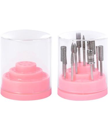minkissy Gentle Reminder 1pc Nail Bit Holder Stand Nail Bit Organizer Polisher Manicure Warm Tip Pink M - Buy Online on GoSupps.com