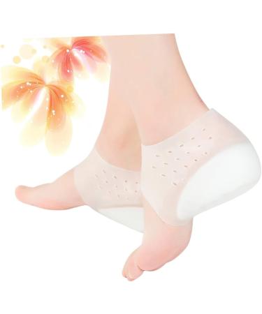 FOMIYES Feet Increased Protection Shoe Sleeves - Trip Heels Insert for Men | White Lifting Inserts | Size 4 | Prevent Heel Pain - Buy Online on GoSupps.com