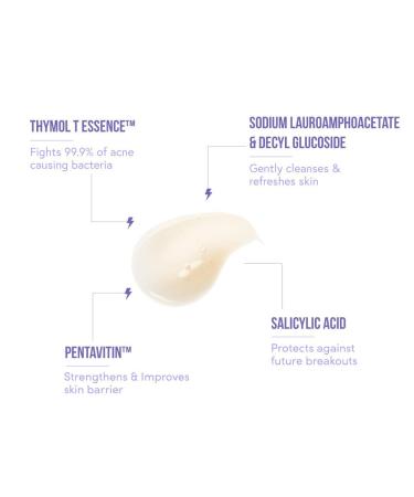 Acne-Squad Face Wash | Salicylic Acid & Thymol T Essence - Clear Skin Solution 3.38 Fl Oz - Buy Online on GoSupps.com