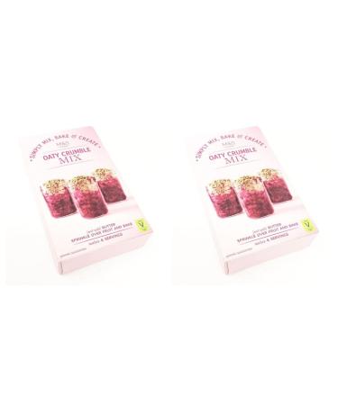 M&S Oaty Crumble Mix 360g Simply Mix Bake & Create 6 Servings - 2 Pack in a Premier Life Store Box