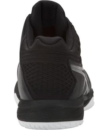 ASICS Men's Netburner Ballistic FlyteFoam Mid Top Volleyball Shoes - Size 8.5 Black/Black - Buy Online on GoSupps.com
