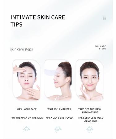 Korean Facial Mask 8 Pack - Hydrating Exfoliating & Revitalizing Sheet Masks for Deep Hydration Brightening & Anti-Aging - Nourishing Korean Skincare - Buy Online on GoSupps.com