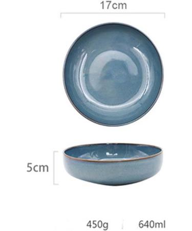 Salad Bowls Mixing Bowls Chinese-Style Kitchen Salad Plate Deep Plate Personality Creative Household Fish Plate Desktop Baking Plate Salad Bowl Pasta Bowls(A) (A) - Buy Online on GoSupps.com