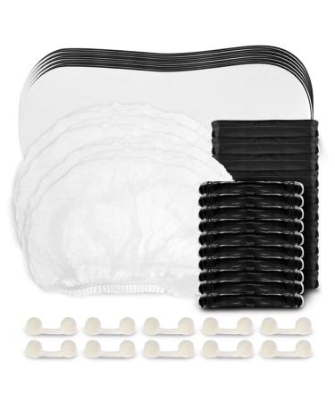 Buy Bronze Tan Spray Tanning Essentials Kit - 10 Hair Nets Nose Plugs Sticky Feet Pads & Disposable Undergarments - Premium Quality for Salons & DIY - Buy Online on GoSupps.com