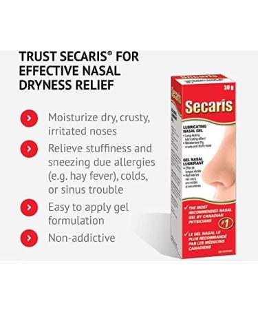 Secaris Lubricating Nasal Gel 30 g - Buy Online on GoSupps.com