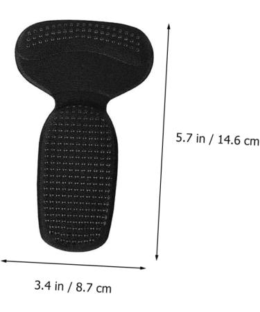 NOLITOY Heel Anti-Slip Tape Pads - 3 Pairs Adhesive Protector for High Heels | Anti-Wear Shoe Pads & Stickers for Comfort - Buy Online on GoSupps.com