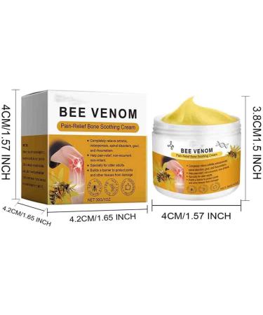 Bee Venom Pain Relief Bone Cream Bee Venom Cream For Arthritis Bee Venom Cream For Back Neck Hands Arthritis Pain Relief Back Leg Bee Venom Pain Relief 1pc - Buy Online on GoSupps.com