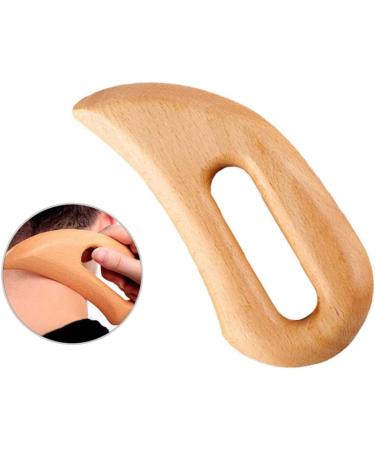 Wooden Gua Sha Massage Tool for Lymphatic Drainage & Muscle Pain Relief - Handheld Full Body Massage Paddle - Buy Online on GoSupps.com