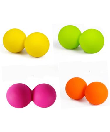 Frcolor Peanut Massage Ball - Professional Yoga Fascia Balls for Sore Muscles | Full Body Roll Silicone & Antique Photo Pendant - International Shipping Available - Buy Online on GoSupps.com