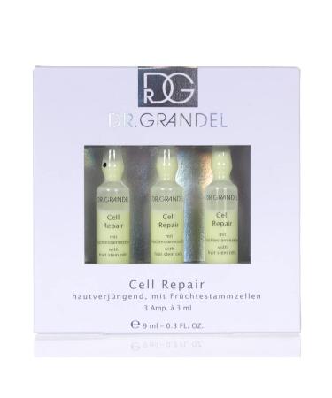 Dr. Grandel Cell Repair 3 Ml 3 Pack Ampoules Pro Size - Ampoule of Fruit Stem Cells -Stimulates the Regenerative Powers of the Skin and Protects Against Light-induced Aging.
