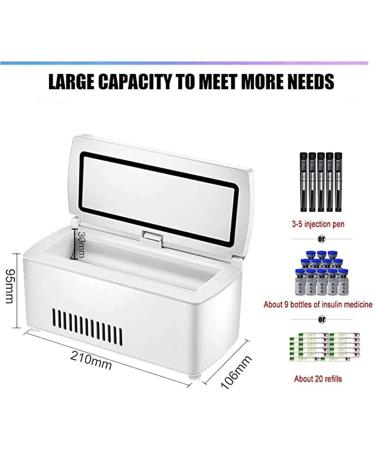 Home Care Medicine Refrigerator Insulin Cooler Portable Car Refrigeration Case Small Travel Box for Medication Keeps Diabetes Medication Cool - Buy Online on GoSupps.com