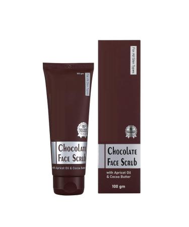 3.52oz 100gm Chocolate Face Scrub Comes with the Goodness of Cocoa Butter Diminishes Dark Spots & Blemishes Reduces Puffiness Inflammation Unclog Pores & Removes Dead Skin Cells  - Buy Online on GoSupps.com