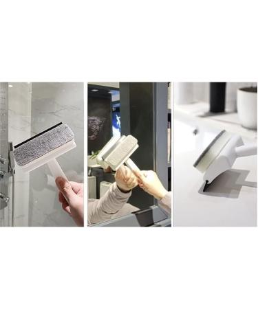 Double-Sided Window Washing Brush Multi-Function Glass Wiper Scraper Brush Removable Sponge Brush Head Kitchen Cleaning Brush - Buy Online on GoSupps.com