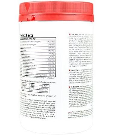 Vibrant Health Joint & Hip Supplement for Dogs & Cats - Beef Liver Flavor, 9.17 oz - Buy Online on GoSupps.com