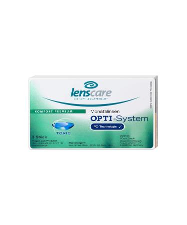 Opti-System Toric 3 pieces/BC 8.8 mm/DIA 14.4 mm/+4.50 Dioptria/axis 130 /cyl.-2.25 4.5 Dioptria 8.8 millimeters 14.40 millimeters -2.25 130 3.0