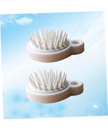 Beaupretty 4-Piece Bathroom Accessories Set Scalp Massage Brush & Hair Washing Scrubber - Japan White for Ultimate Clean & Relaxation - Buy Online on GoSupps.com
