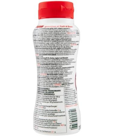  Italian Gourmet E.R. Toschi Topping Squeeze Frutti di Bosco Set of 6 Sauces for Coffee Cocktails Ice Cups Porridge Pancakes and Pastries 200 g + Italian Gourmet Polpa 400 g - Buy Online on GoSupps.com