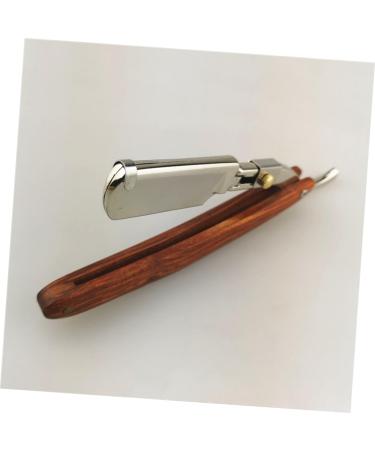 Frcolor Metal Razor & Hair Clips - Travel-Friendly Barber Tools for Men | Safe & Stylish Khimar Hijab Razor with Mahogany Knife Holder - Buy Online on GoSupps.com