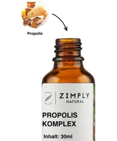 ZIMPLY NATURAL Propolis Complex - 100% Propolis Plant Product - Natural Soft 30ml - Buy Online on GoSupps.com