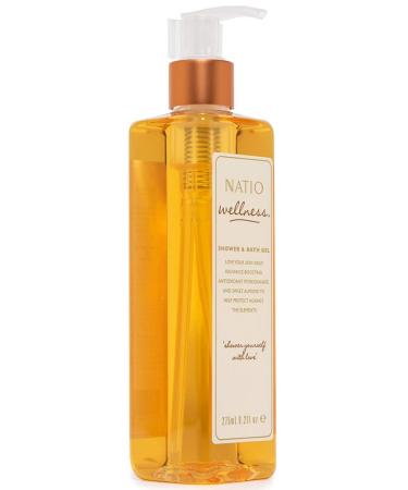 Natio Wellness Shower & Bath Gel 275ml - Buy Online on GoSupps.com