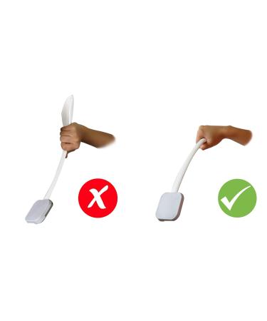 KMINA Back Care Aid | Lotion Applicator & Long Handle Brush for Seniors | Includes 3 Sponges for Easy Application - Buy Online on GoSupps.com