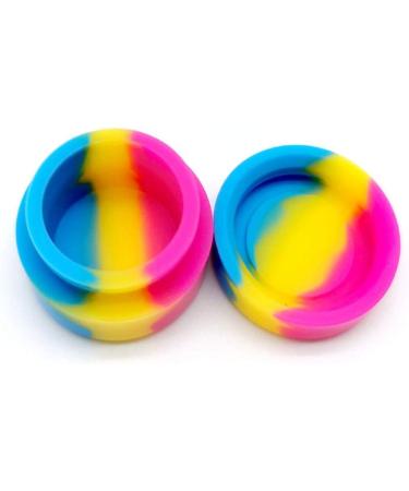 KISEER 30 Pcs 5ml Silicone Wax Containers - Assorted Colors - Non Stick Oil Storage Jars - Buy Online on GoSupps.com
