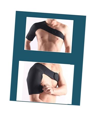 GLEAVI Adjustable Shoulder Immobilizer Brace - Rotator Cuff Support & Gear for Injury Recovery - Medium Black - Buy Online on GoSupps.com