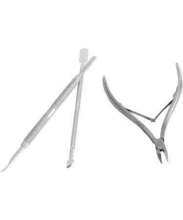 ZHONGHE Nail Cuticle Nipper with Trimmers Pack of 3 Manicure Scraper Tool - Buy Online on GoSupps.com