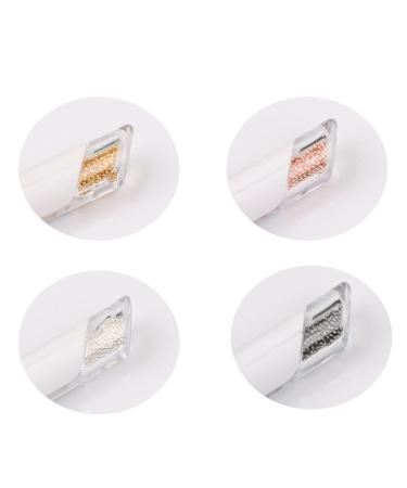 Brussel 1 Piece 0.8mm Steel Beads Picking Pen - Rhinestone Applicator & Nail Art Picker Tool (Black) for Manicure & Dotting - Buy Online on GoSupps.com