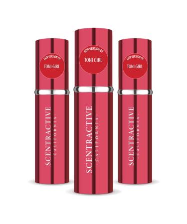 CA Perfume Impression of Toni Girl For Women Replica Version Fragrance Dupes Concentrated Long Lasting Eau de Parfum Spray Refillable Atomizer Bottle 0.17 Fl Oz/5ml-X3 TOM HLFGR TONI GIRL IMPRESSION 0.51 Fl Oz (Pack of 1)