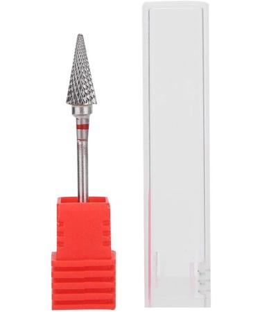 Tungsten Steel Nail Art Manicure Drill Bits - Red Electric Pedicure Grinding Head - Buy Online on GoSupps.com