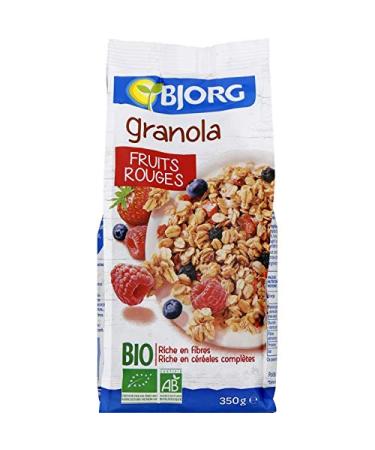 Bjorg - Granola Fruits Rouges 350G - Lot De 3 - Vendu Par Lot - Livraison Gratuite En France
