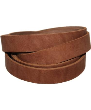 TOFL Leather Strap 72 x 1 Medium Brown - 1/8 Thick, 7-8 oz | Genuine Leather - Buy Online on GoSupps.com