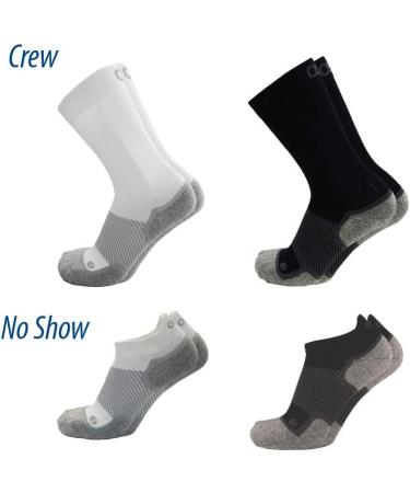 OrthoSleeve WC4 Diabetic and Neuropathy Wellness Socks - Medium, White (1 Pair) - Non-Binding, Improves Circulation, Helps with Edema - Buy Online on GoSupps.com