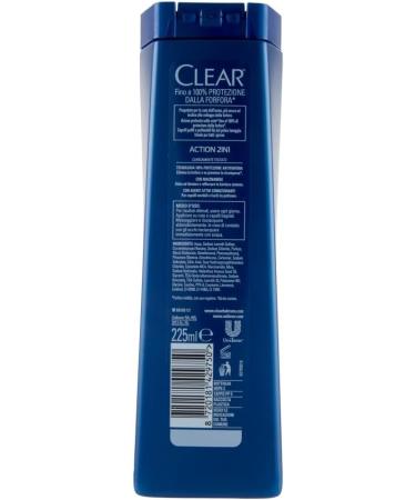  Italian Gourmet E.R. Clear Testpaket men's shampoo for all hair and scalp types Dandruff shampoo 5 x 225 ml + Polpa Italian Gourmet 400 g - Buy Online on GoSupps.com
