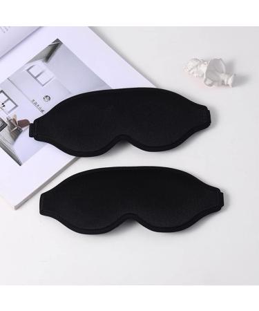 Ultra Soft Blackout Sleep Mask for Men and Women - Comfortable Eye Shade Cover for Travel, Nap, and Sleeping - Buy Online on GoSupps.com