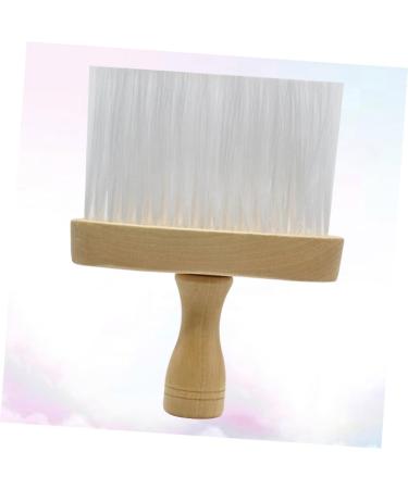 FOMIYES Face Salon Brush Duster Brush Hairdressing Neck Brush Vintage Shaving Hair Duster Neck Duster Brush Barber Neck Brush Wool Duster Wooden Clean White 15X12X12CM White - Buy Online on GoSupps.com