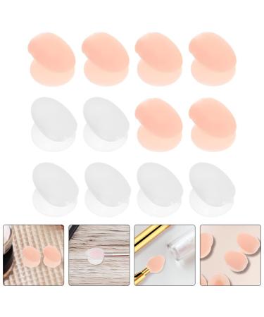 FRCOLOR 12pcs Lip Brush Covers - Makeup Brush Caps for Travel Assorted Colors & Anti-Lost Design Perfect for Lip Masks - Buy Online on GoSupps.com