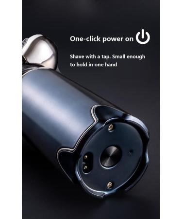 Detachable Head Shaver 5 in 1 Electric Shaver IPX6 Waterproof wet/dry rechargeable 5D floating head Rotating shaver Beauty kit (Dark blue suit) - Buy Online on GoSupps.com