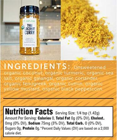 FreshJax Gourmet Thai Coconut Curry Yellow Red Green 6.5 oz (3 Pack) - Buy Online on GoSupps.com