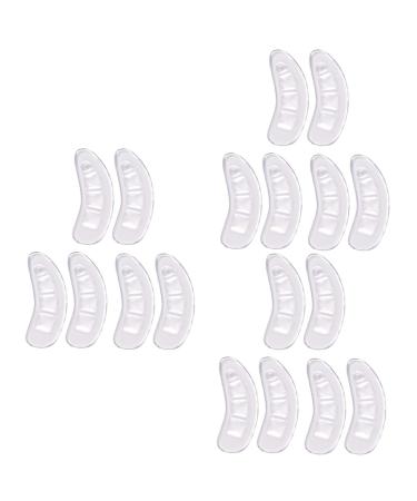 NOLITOY 9 Pairs Anti-wear Stickers for High Heels Non- Shoes Pads Comfortable Heel High Heel Supplies Mules for Women Heels Pads for Shoes Breathable Women's Flannel Pain Pad