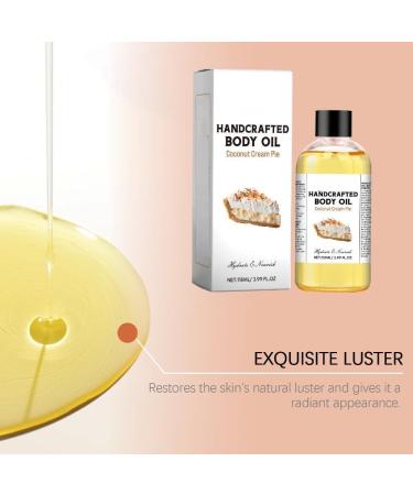 VivaBloom Coconut Cream Pie Body Oil Handcrafted Moisturizing Body Oil for All Skin Types Scented with Cream of Coconut Hydrating & Nourishing Body Skincare for Soft Smooth Skin (4 FL.OZ) - Buy Online on GoSupps.com