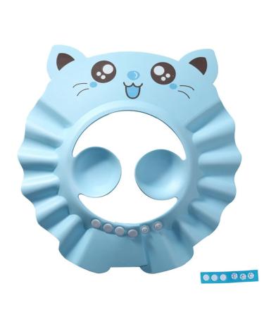 Eodkse 1 piece of shower hood children baby children shampoo cap soft adjustable baby shower hood bathroom safety shower hood for children baby face and eyes protected from water and shampoo