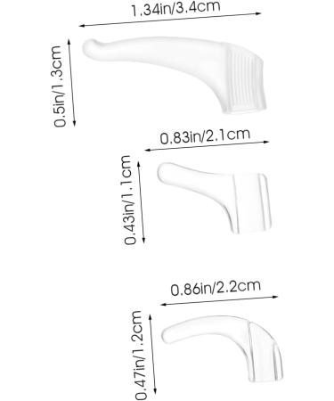 Shop Gleavi Glasses Accessories - 15 Anti-Cover Ear Brinles & Portable Holders | Transparent Pebble Gel Anti-Shedding Effect - Buy Online on GoSupps.com