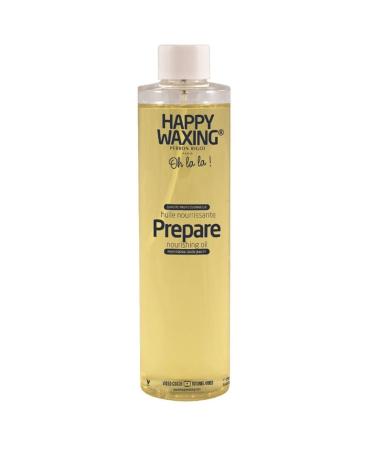 Happy Waxing - Prepare Nourishing Oil - Used for Pre and Post Waxing Rituals - For a Nourished and Moisturized Skin - Soft Jasmin Scent - 8.45 OZ - 250 ML