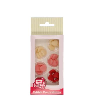 FunCakes Marzipan Decorations Small Hearts Set/30