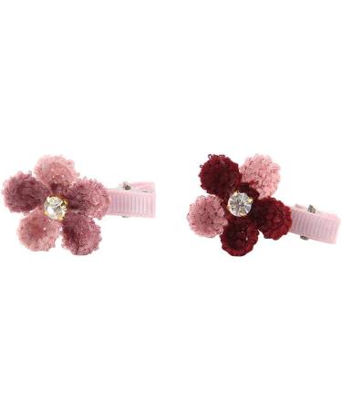 Pet Hair Clips - Cute Floral Pet Hairpin Dog Cat Puppy Hair Accessories Pet Grooming Products with alligator clips Pack of 10 - Buy Online on GoSupps.com