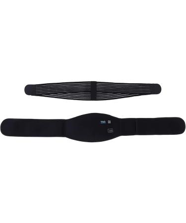 Heat-Fold Waist Support Belt - 72-120 cm with USB Heating | Adjustable & Compression | Black - Ideal for Back Pain Relief - Buy Online on GoSupps.com