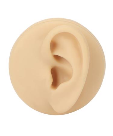 Soft Silicone Left Ear Model Ear Acupuncture Practice Model Simulation Human Ear Display Model Fake Artificial Ear Model