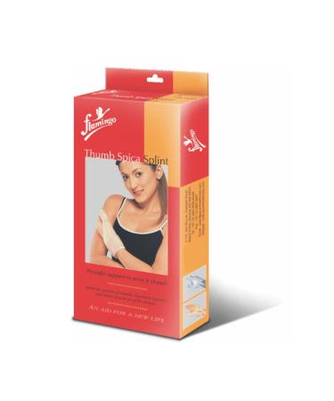 Flamingo Thumb Spica Splint - Large | Ergonomic Support & Pain Relief - International Shipping Available - Buy Online on GoSupps.com